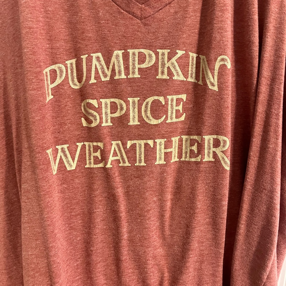 Torrid Pumpkin Spice Weather Tee - Rust